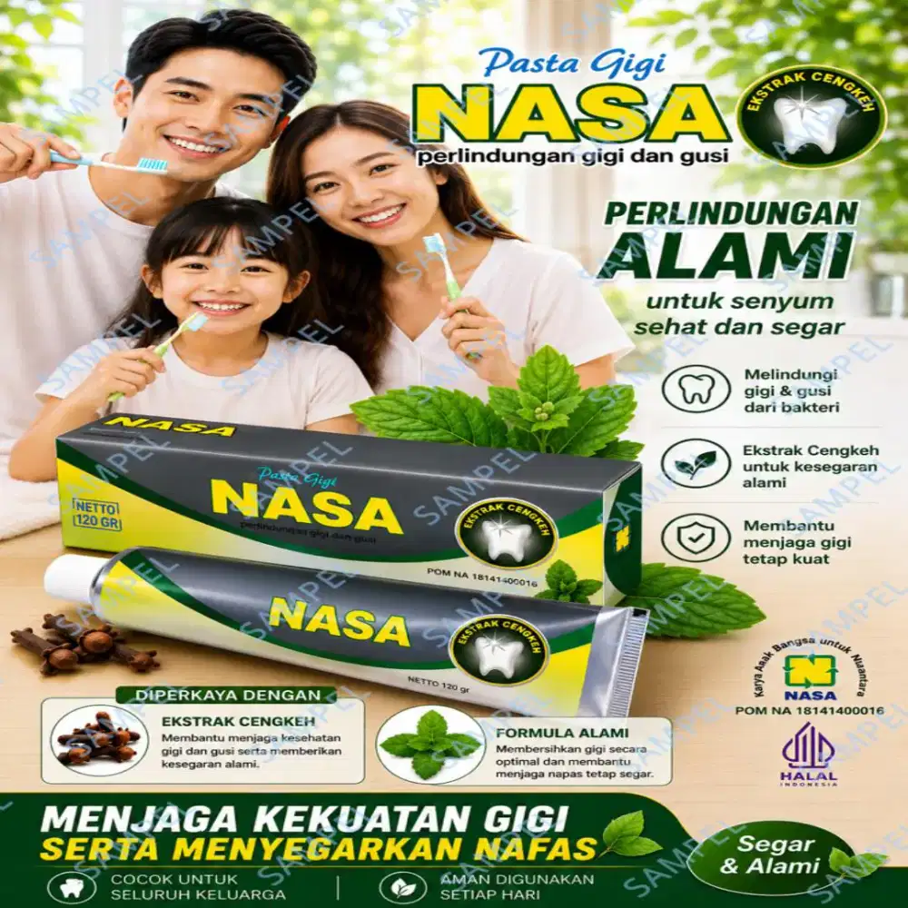 Odol NASA, mencegah gigi brlubang, mnygrkn mulut & mmuthkn Gigi