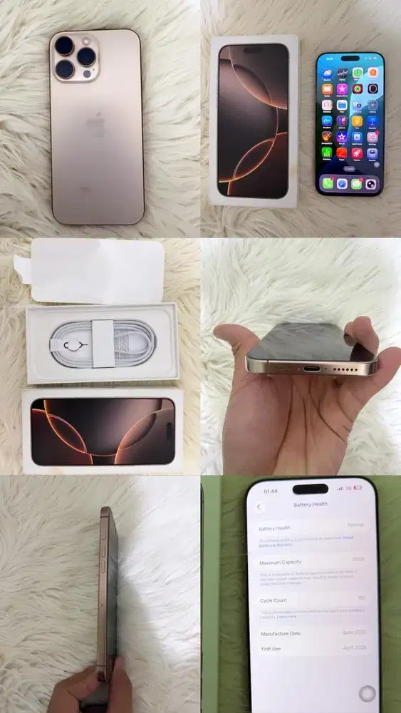 IPHONE 16 PROMAX 256 DESSERT TITANIUM