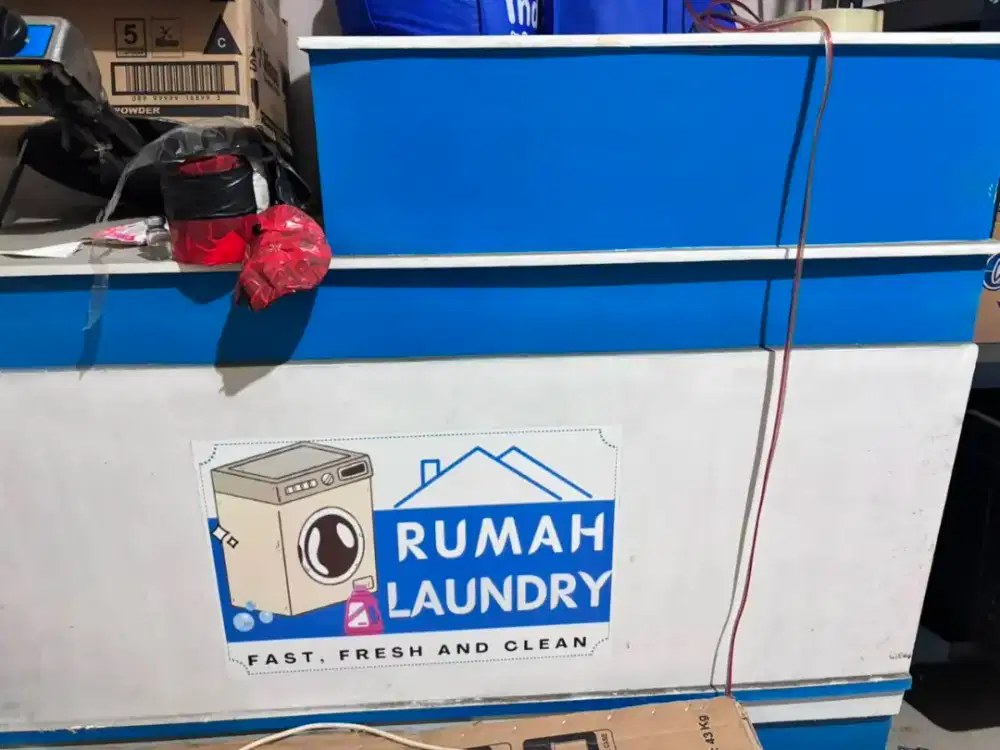 Ex peralatan laundry Set setrika boiler