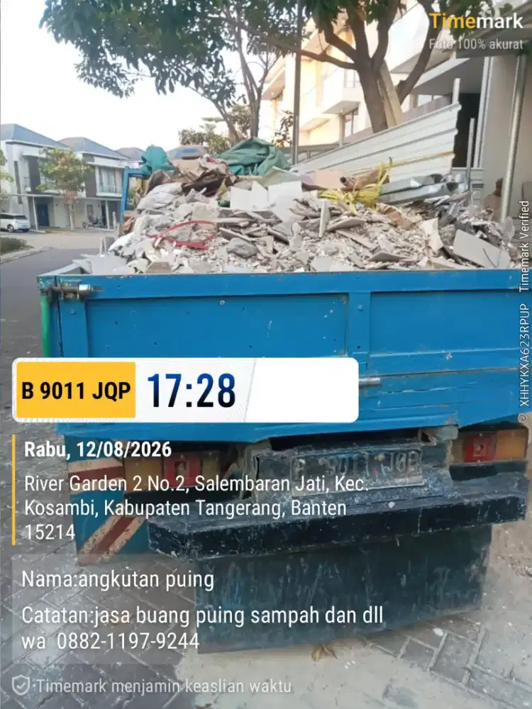 Jasa buang puing sampah