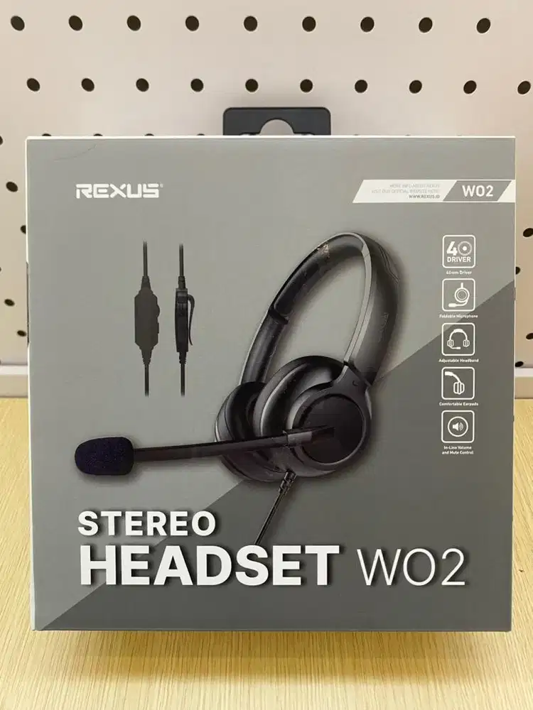 Headphone Rexus WO2 Black