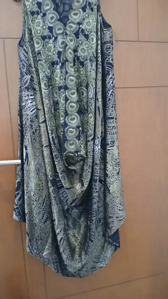 Dress kombinasi payet