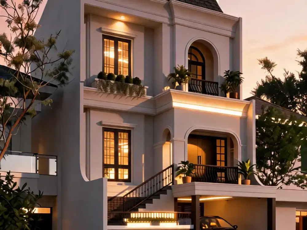 LUXURY 3 LANTAI LAHAN 10X20M2 SEDANG TREND | DIDALAM KOMPLEK TASBI