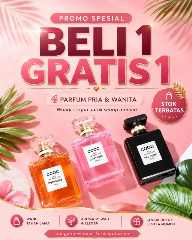 Jual Promo Parfum Beli 1 Gratis 1 Wangi Seharian