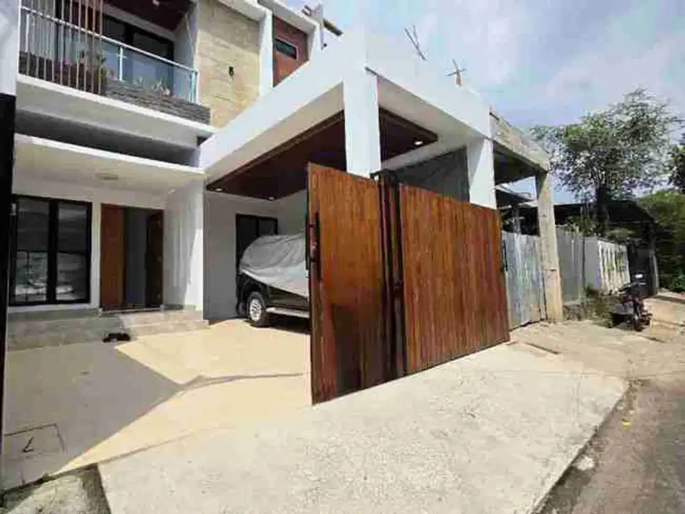 rumah baru jarang ada jl 2 mobil 
pondok kelapa duren sawit