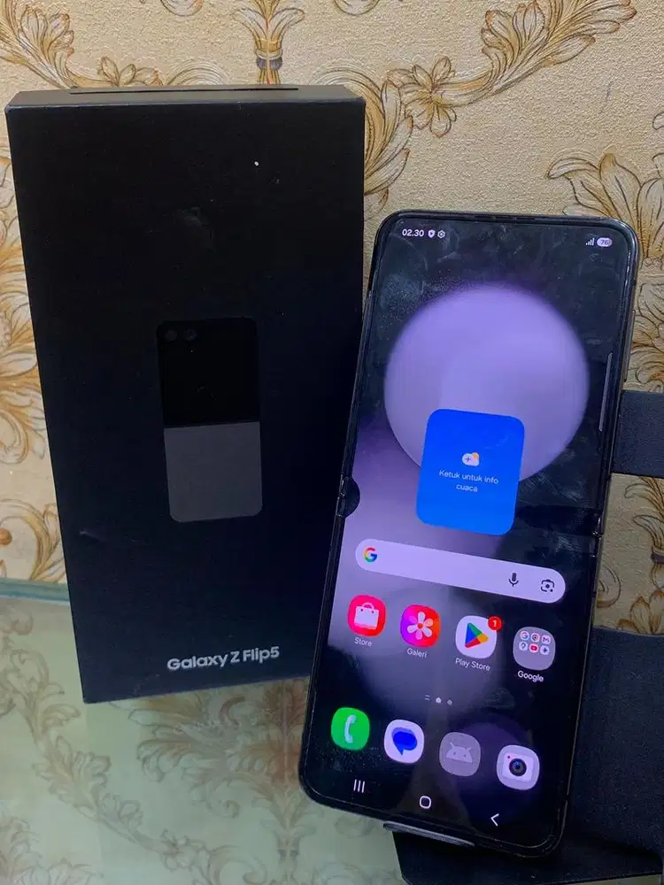 samsung z flip 5 ram 12/512gb mulus banget