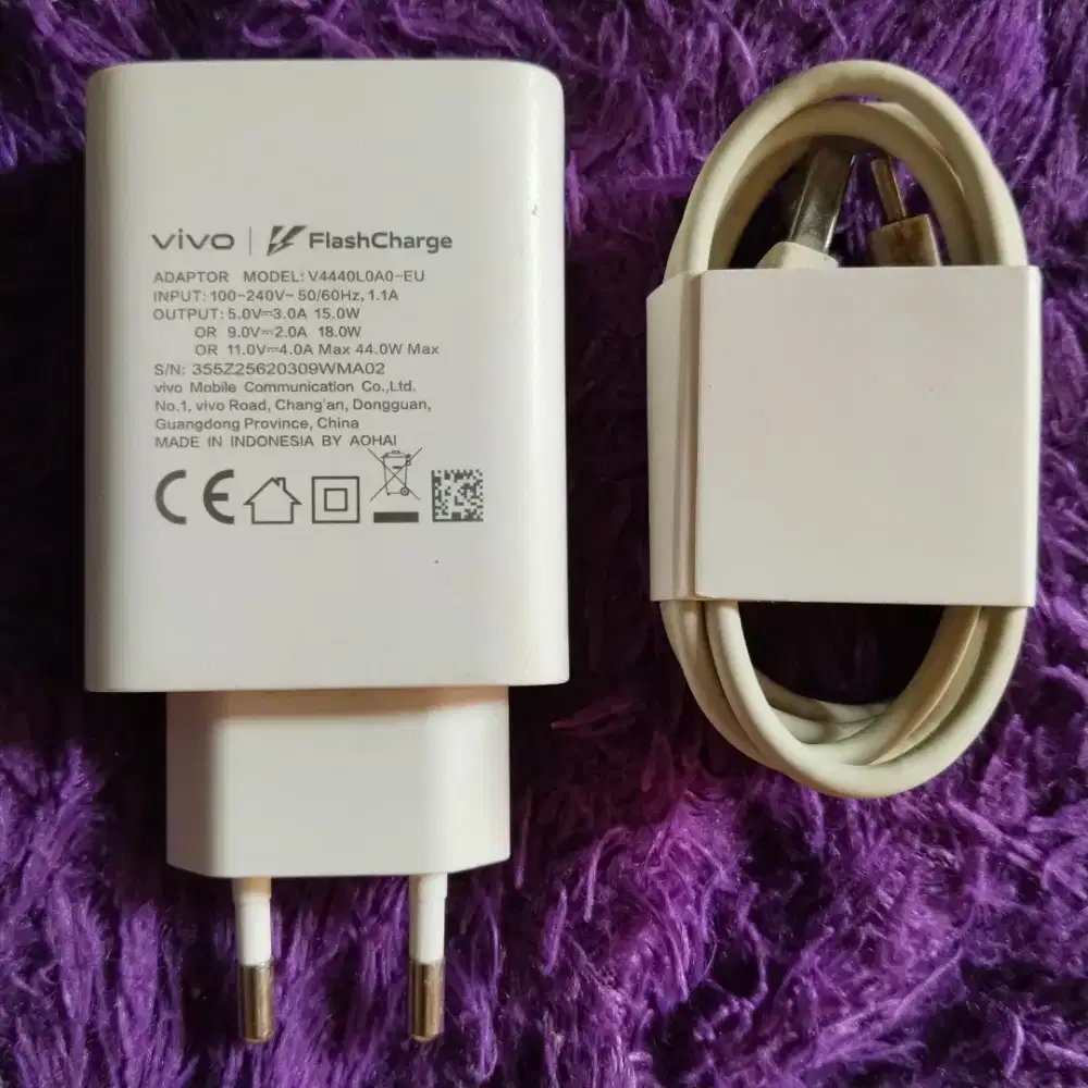 CHARGER ORIGINAL VIVO 44 WATT