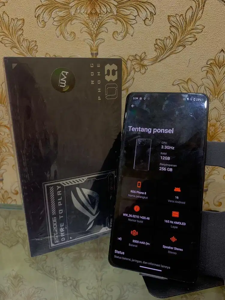 asus rog phone 8 ram 12/256gb fullset