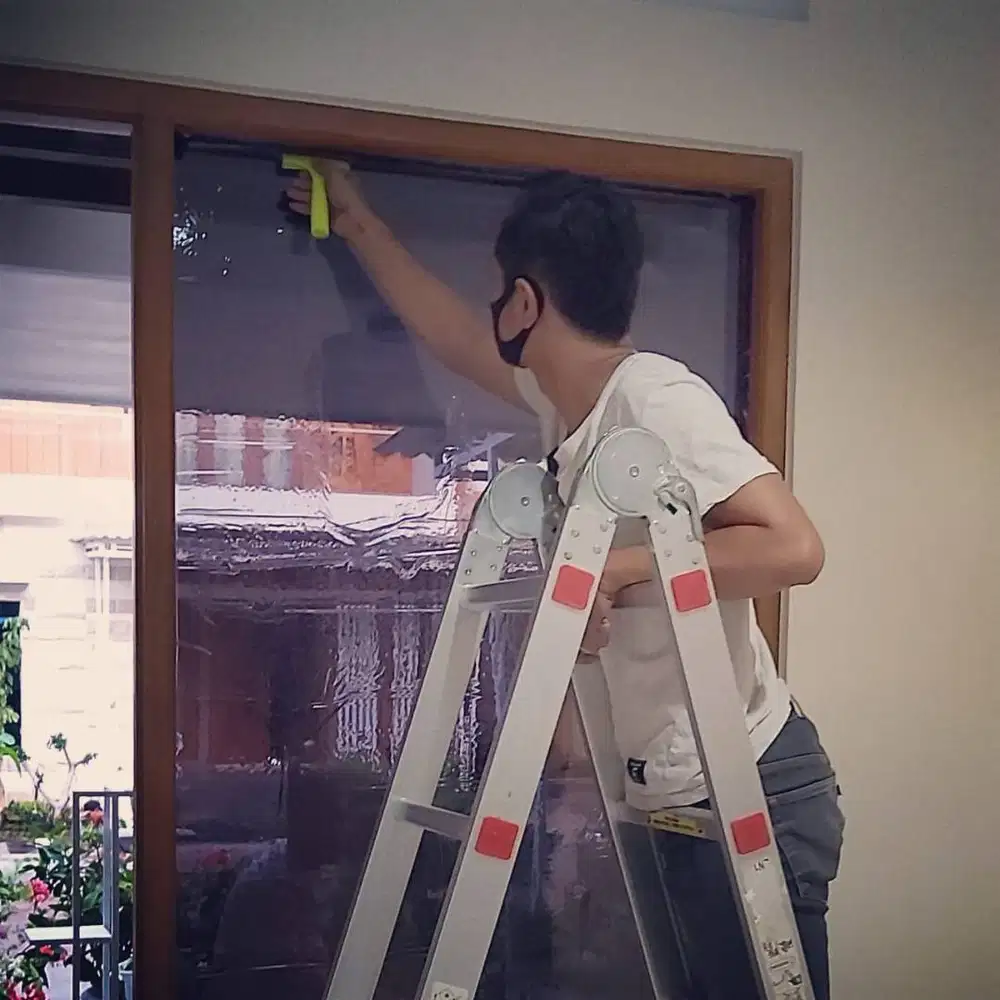 Kaca film perumahan anti panas & silau stiker kaca kantor gedung