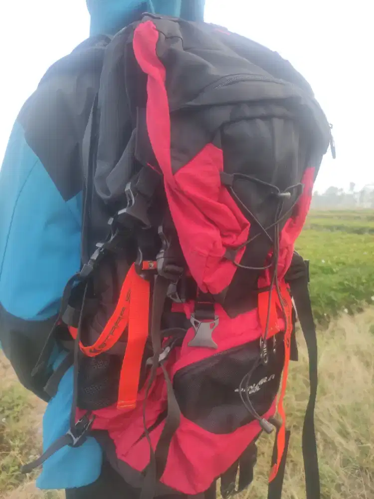 Tas gunung Rei Dinara 60L Original - Merah