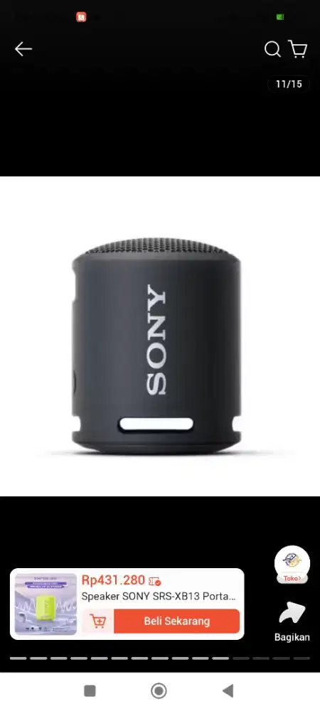 Jual Speaker Sony SRS XB13