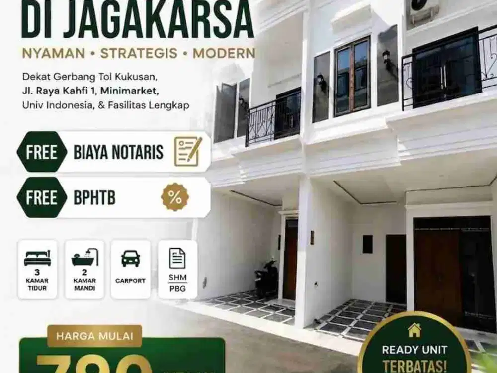 Rumah Baru Siap Huni Ciganjur Jagakarsa