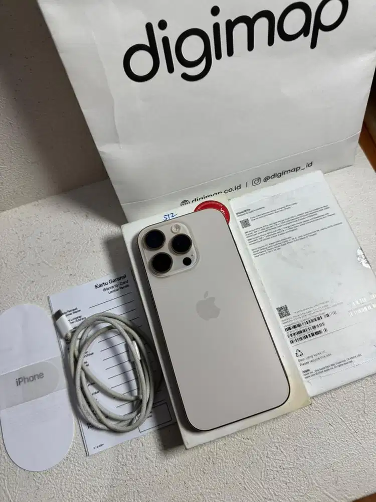 iPhone 16 Pro 512gb iBox Baru 3 Bulan Garansi Panjang