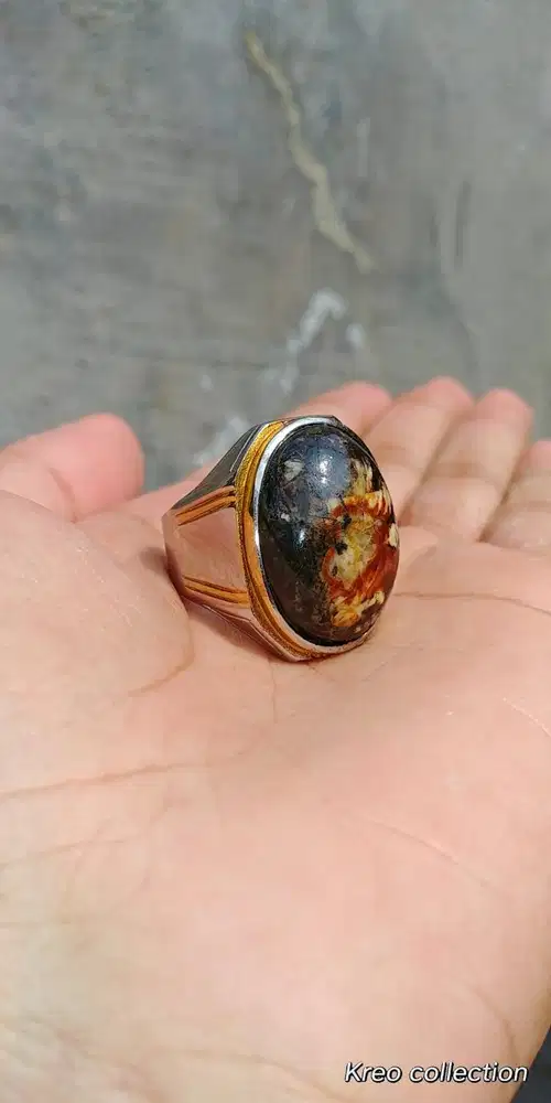 Cincin Batu Akik Lawasan Warisan Ageman Ulama Betawi