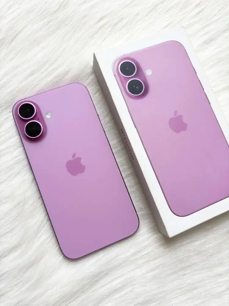 Iphone 16 128gb pink, resmi iBox (like new)