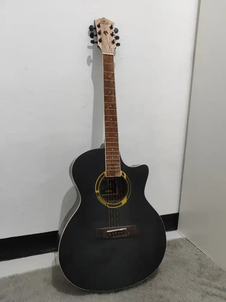 ​Gitar Akustik JR Sanjaya Dream 01 Black Mulus Like New / TT Nylon