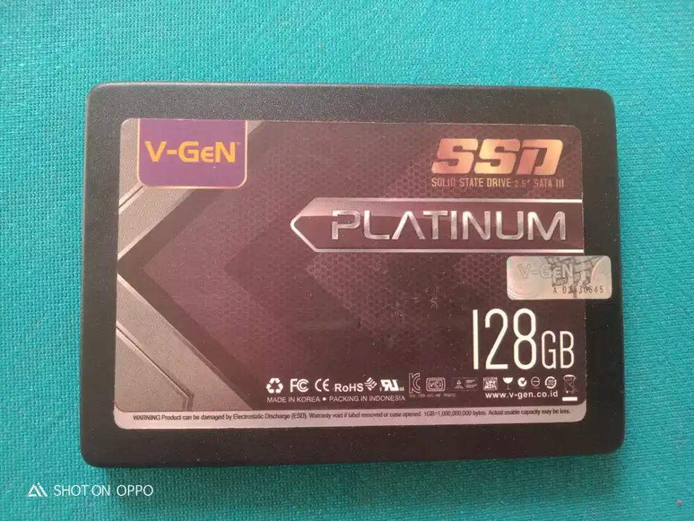 Jual SSD 128GB V-Gen Udh ada Isi Windows 10 Siap Pakai LANCAR JAYA