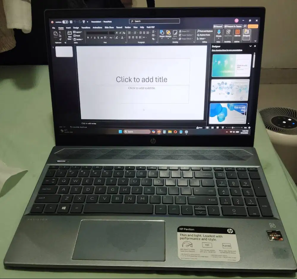 HP Pavilion 15 Ryzen 5 3500U RAM 8GB SSD 1TB Vega 8 Siap Pakai