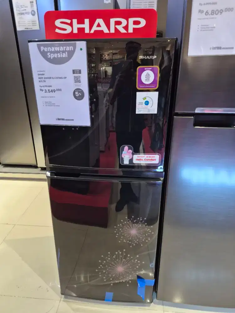 SHARP KULKAS 2PINTU PROMO