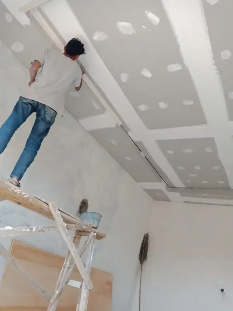 partisi gypsum / sekat ruangan,plafon gypsum pvc, bandung
