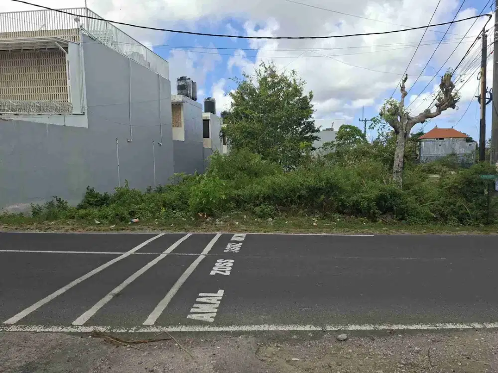 DIJUAL / DISEWAKAN TANAH JALAN UTAMA GOA GONG - UNGASAN BALI.