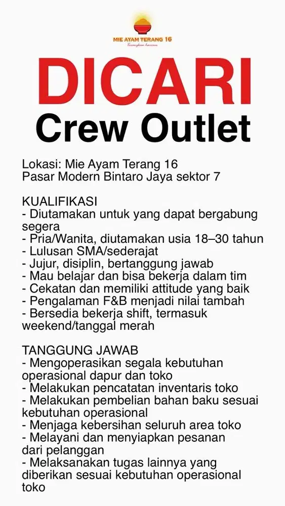 Crew Outlet (Resto)