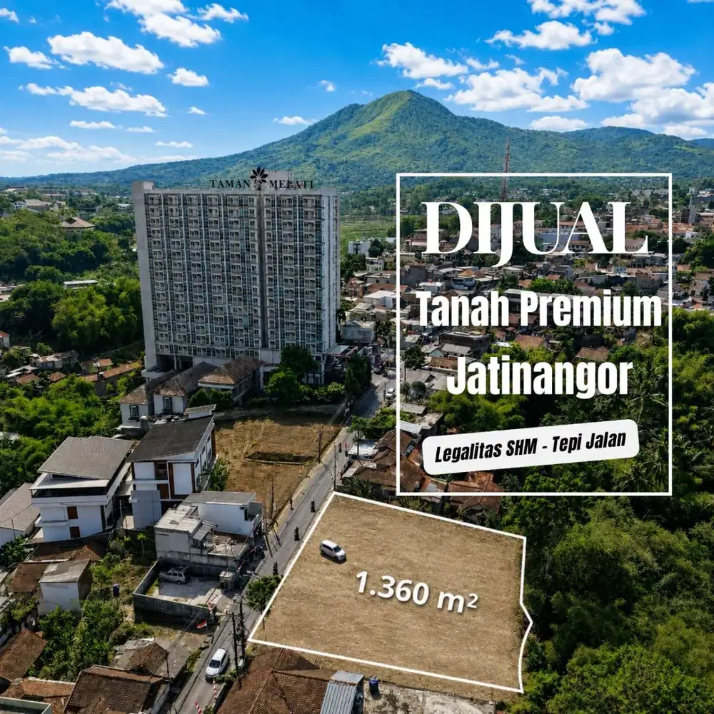 Dijual Lahan Luas SHM 1.360 m² Dekat UNPAD, ITB & IPDN