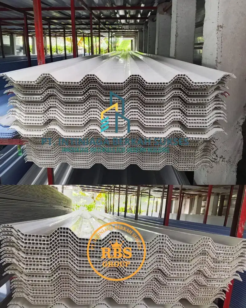 Atap UPVC Roofcold Double layer 860/830