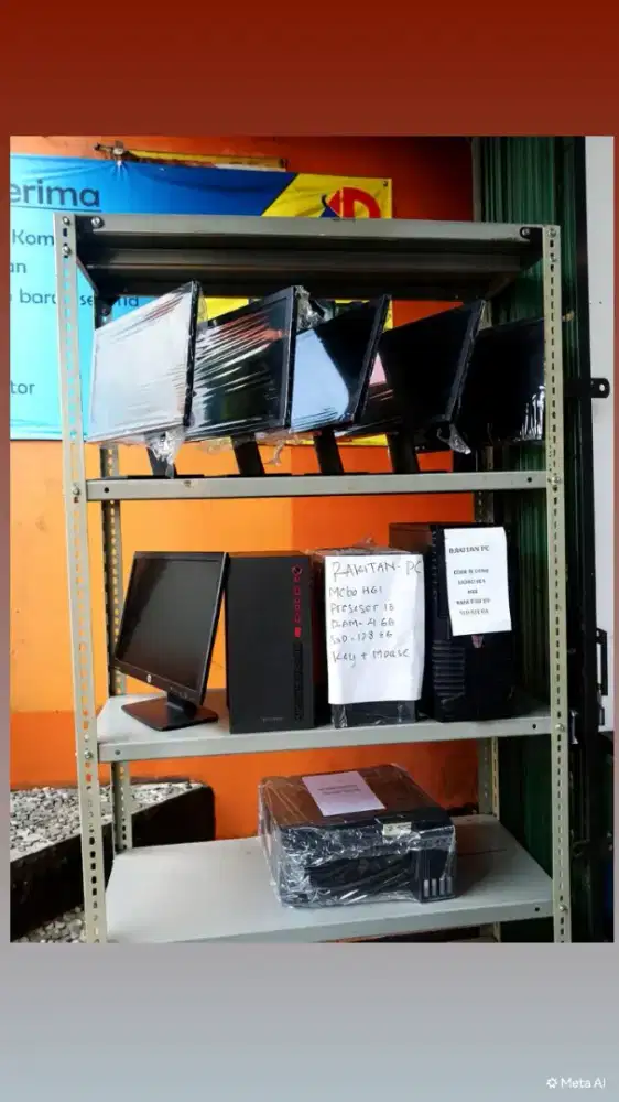 Layar Monitor Dell second