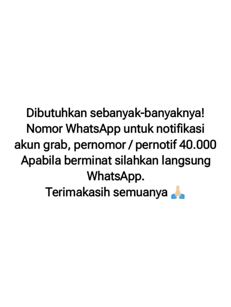 Lowongan Secepatnya
