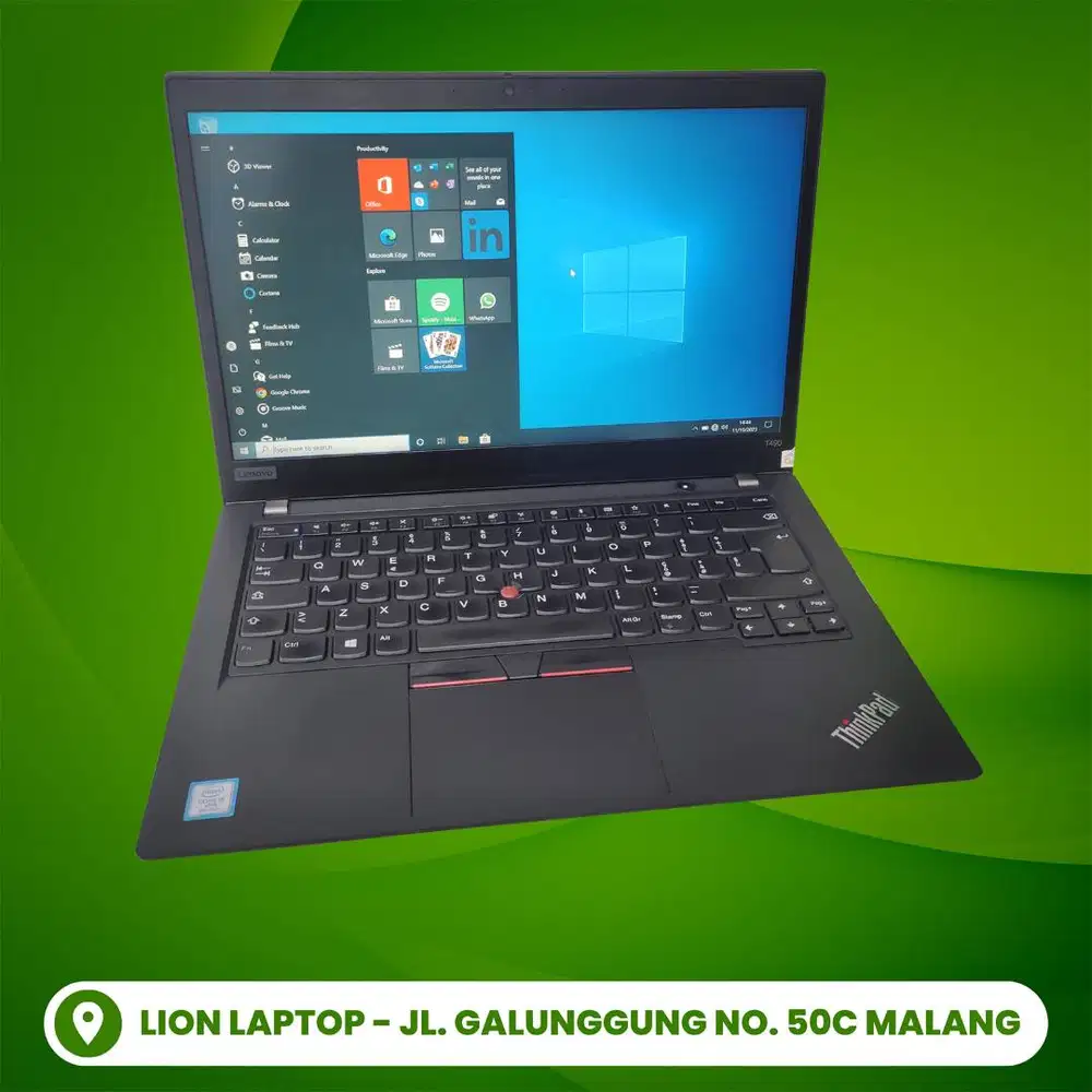 RAM 16GB i5 Gen 8 SSD 256GB Lenovo Thinkpad T490 [14|08]