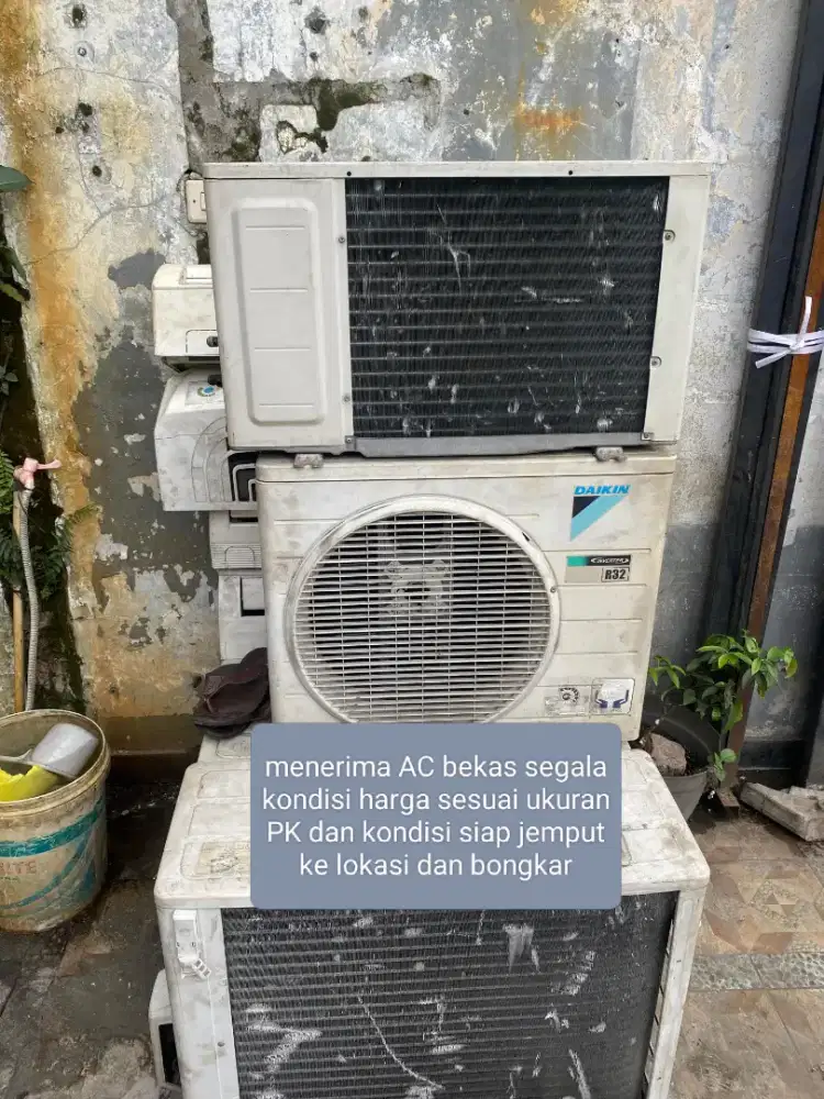 Tampung AC bekas