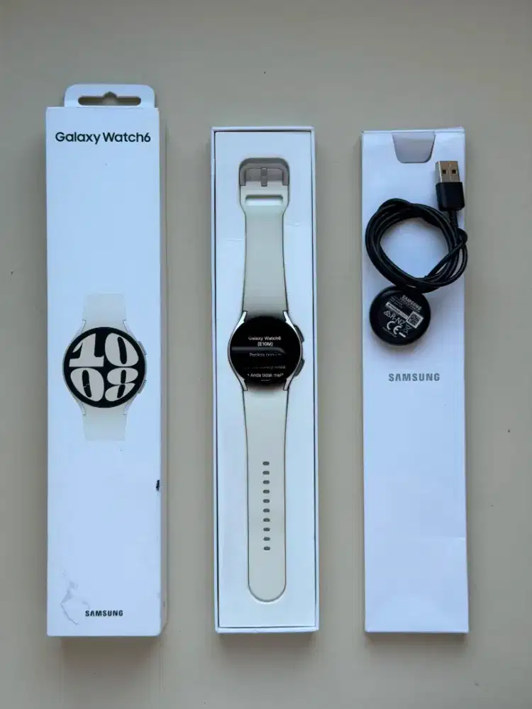 Samsung Watch 6 40mm - Cream - Resmi Indo