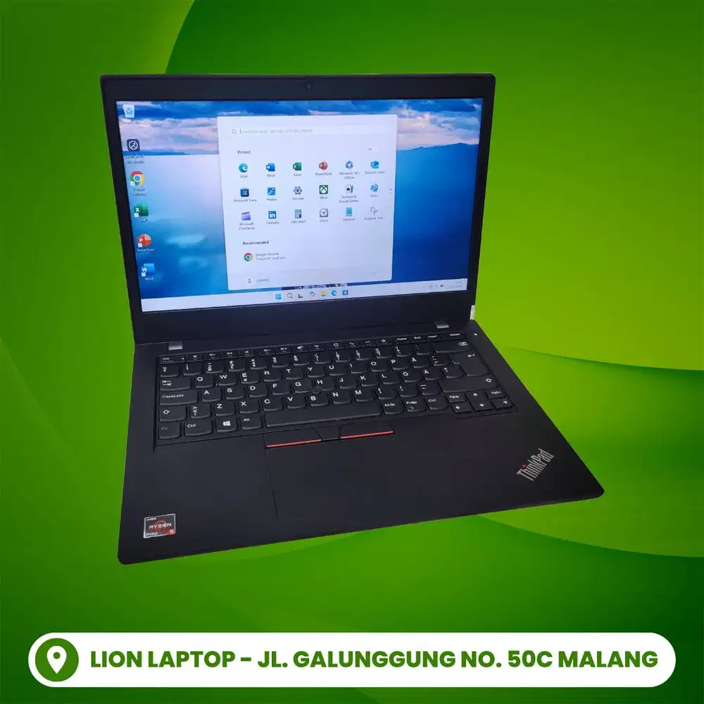 Gaming/Editing AMD Ryzen 5 PRO 8/256 MULUS Lenovo Thinkpad L14 Gen 1 [