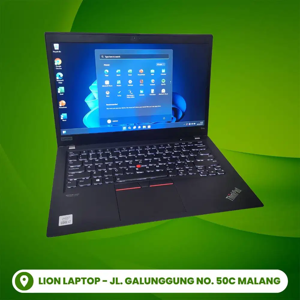 RAM 16GB Core i7 Gen 10 Slim SSD 256GB Lenovo Thinkpad T14S [14|08]