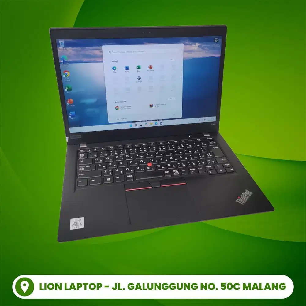 i5 GEN 10 Murah RAM 8GB Lenovo Thinkpad X390 [14|08]