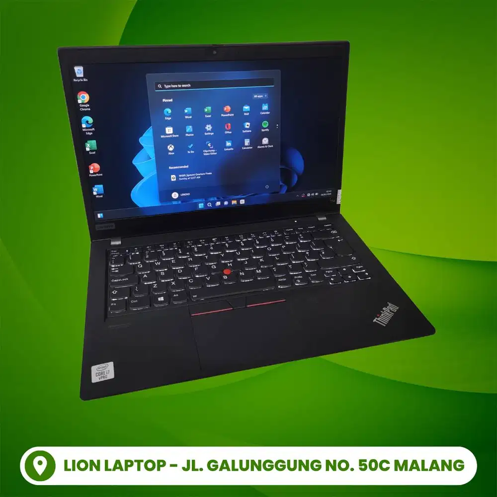 RAM 16GB i7 Gen 10 SSD 256GB Lenovo Thinkpad T14 gen 1 [14|08]