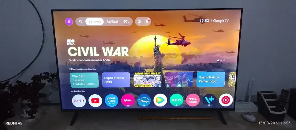 TCL 4K UHD 43 inch