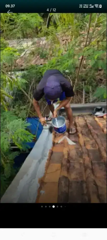Atap bocor kanopi atap bajarigan terpasang dll