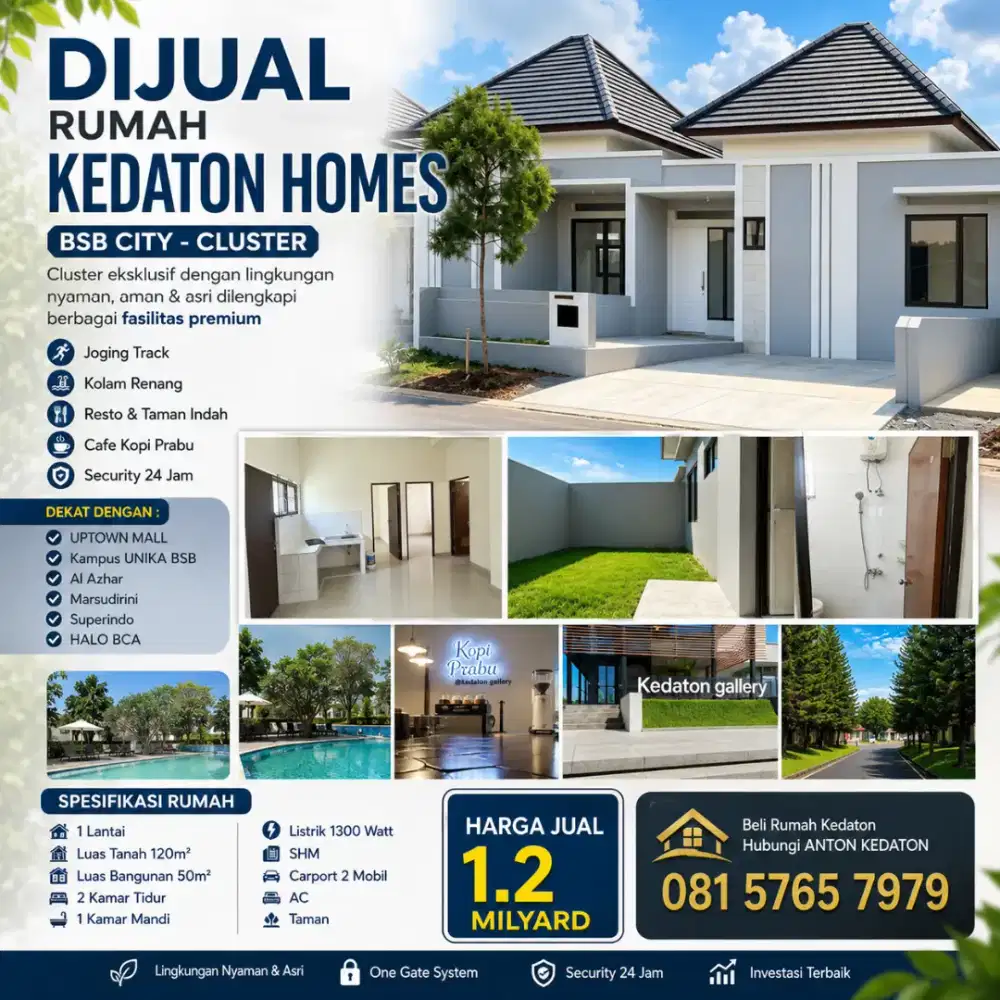 Kedaton MURAH bsb city beranda bali miles ivy park victoria highland