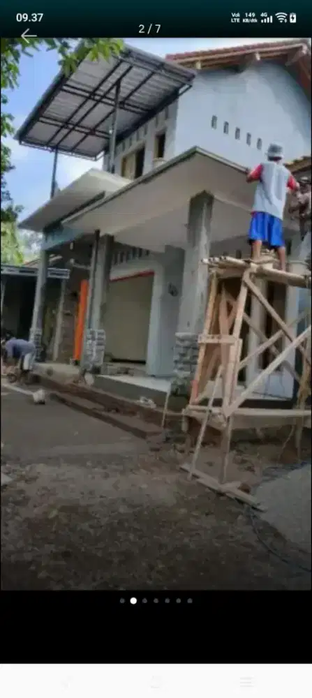 Atap bocor kanopi atap bajarigan terpasang dll