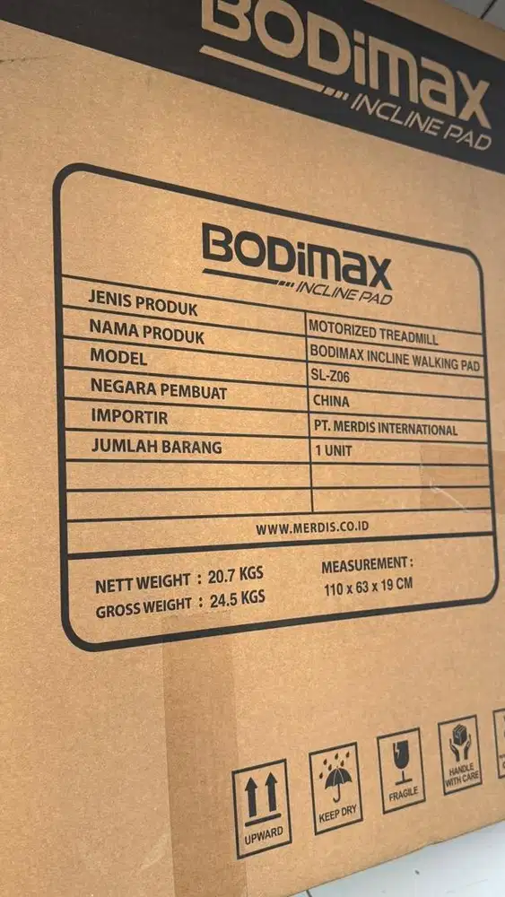 Treadmill bodymax incline walking pad