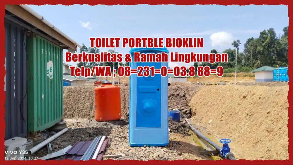 TOILET PORTABLE HDPE-TOILET PROYEK-TOILET EVENT -WC OUTDOOR