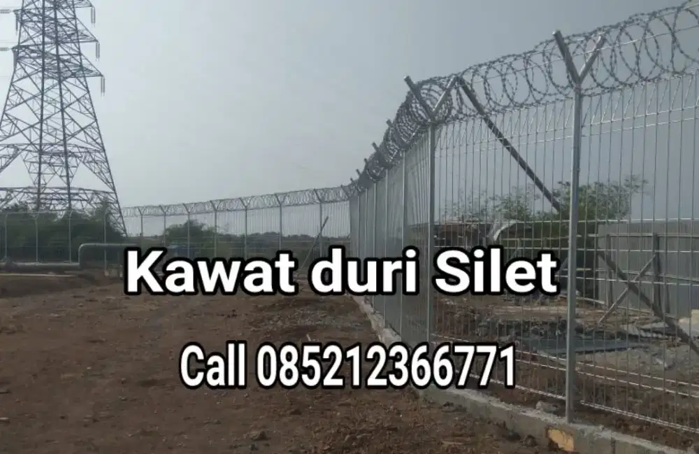 JUAL KAWAT SILET TERPASANG + MATERIAL