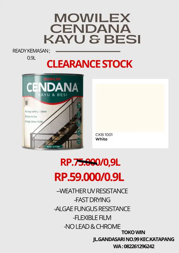 Mowilex Cendana Kayu Besi
