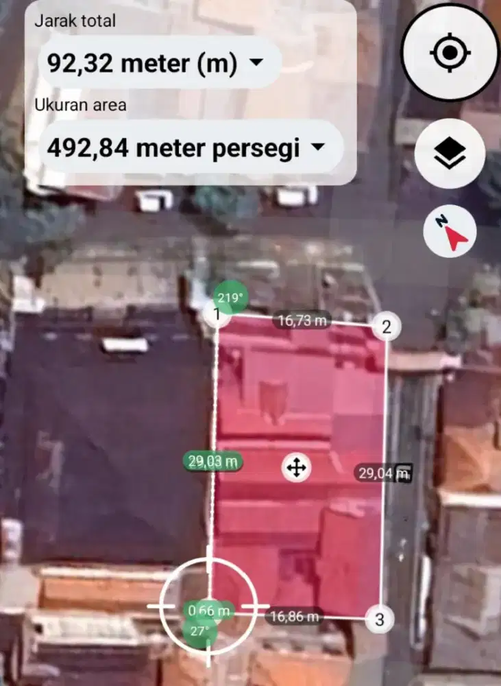 Rumah + kos dijual cepat hitung tanah semarang barat pusponjolo