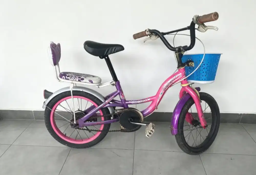 Sepeda keranjang anak uk16bekas