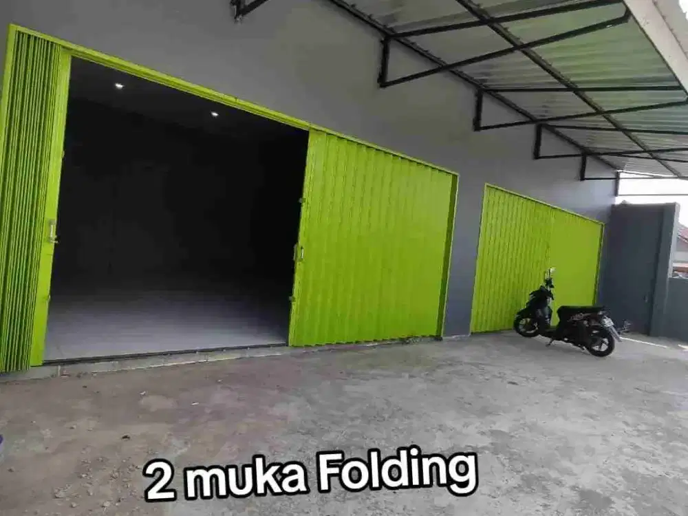 DIJUAL RUKO PINGGIR JALAN 2 MUKA FOLDING GATE SURAT SHM