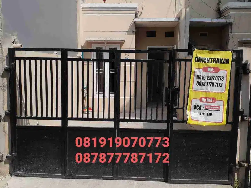Dikontrakan  Rumah No. H7
Di Kansa Residence 
Jl. H. Taiman ujung 
Kelurahan Tengah Kecamatan Kramat jati 
Jakarta Timur..