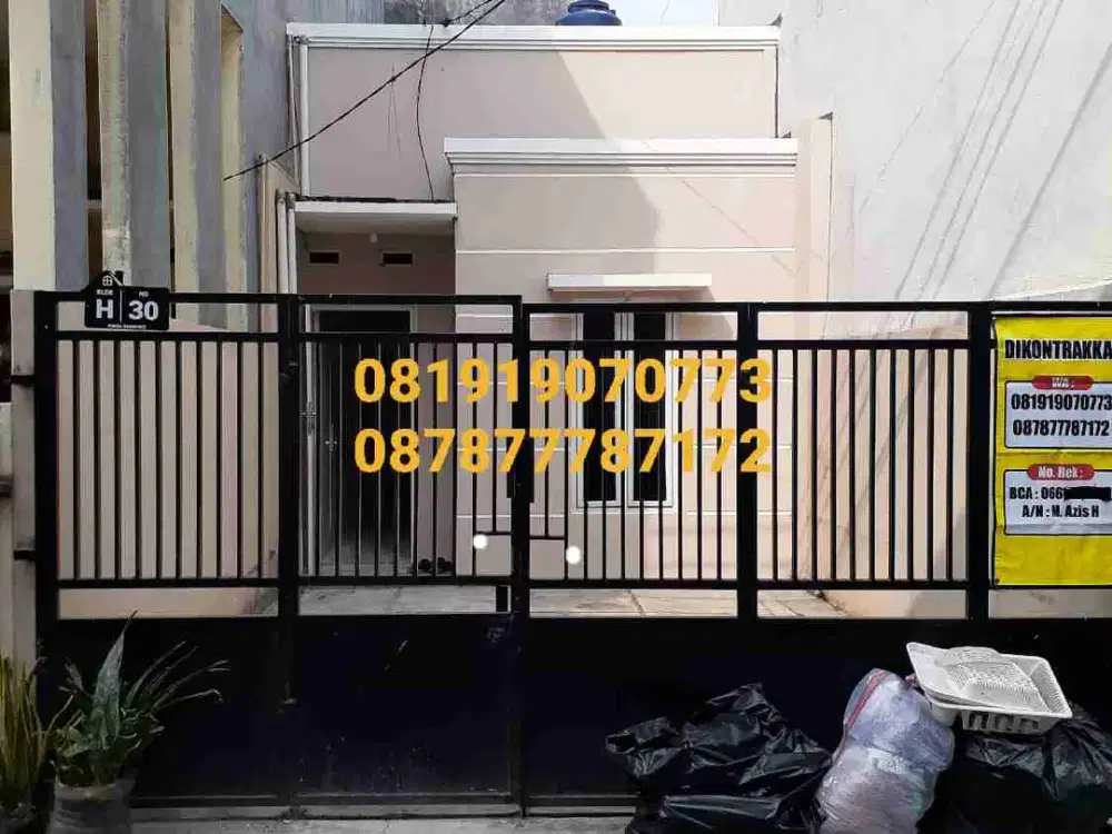 Dikontrakan Rumah H30.                           Jl. H. Taiman ujung 
Kelurahan Tengah Kecamatan Kramat jati 
Jakarta Timur.